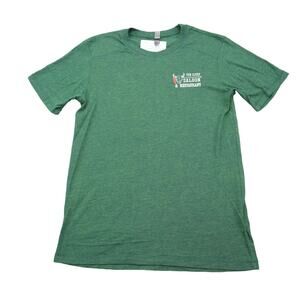 District Shirt Mens S Green Short Sleeve Round Neck Statement Print Casual Tee
